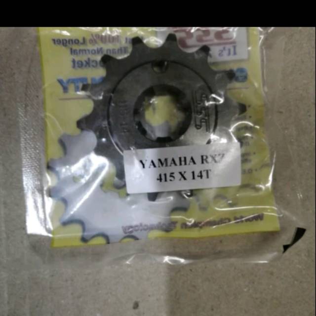 Gir gear depan rxking rx king Rxz Jupiter vixion ukuran 14 415 merk sss