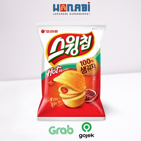 

Orion Swingchip Spicy Potato Chips 60g - Snack Kentang Made In Korea