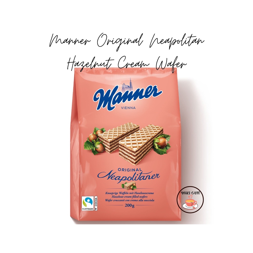 

COKELAT MANNER - ORIGINAL NEAPOLITAN HAZELNUT CREAM WAFER