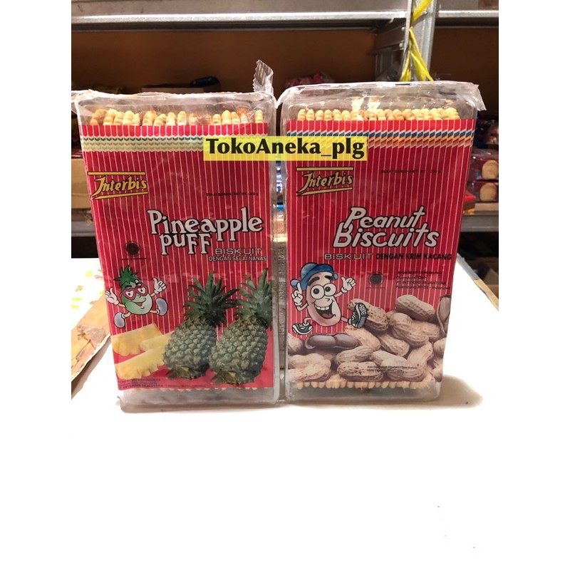 

Interbis Biskuit Kacang & Nanas - 300g