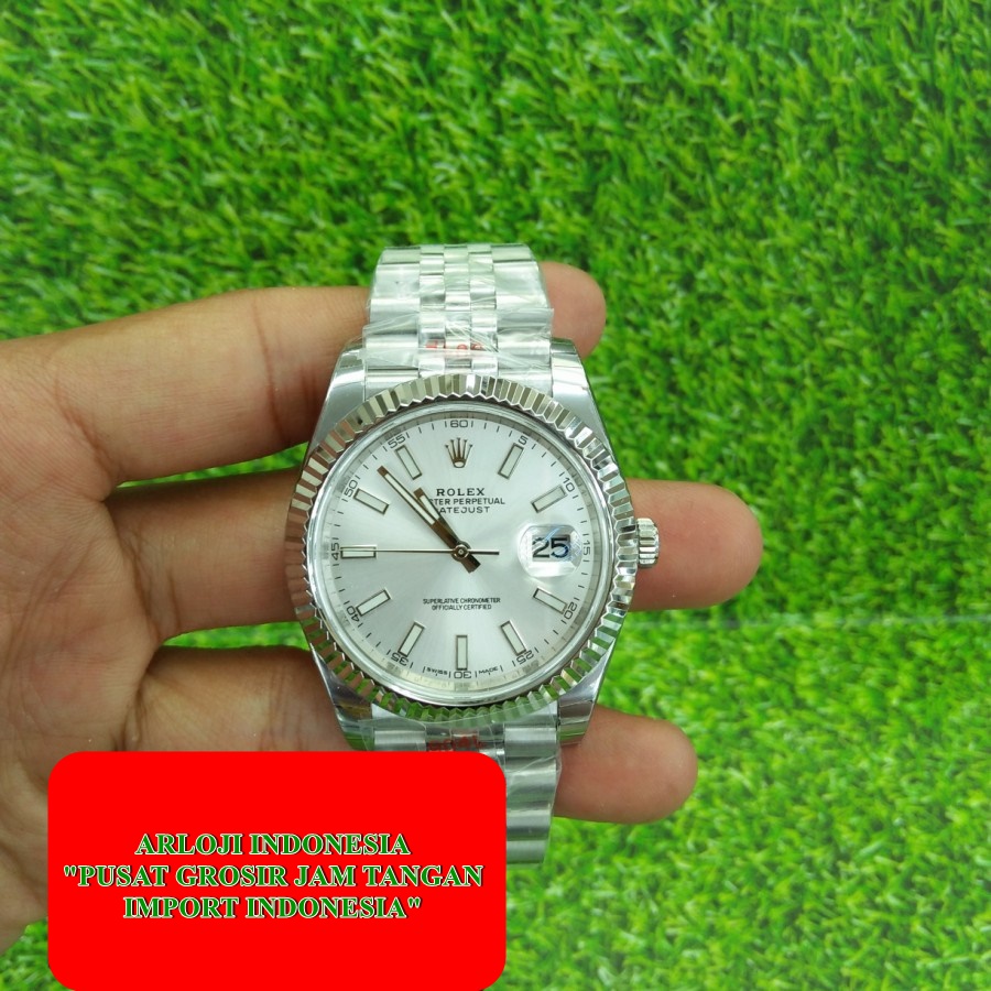 New Rolex Datejust 41mm 126334 White Dial Fluted Garansi 1th