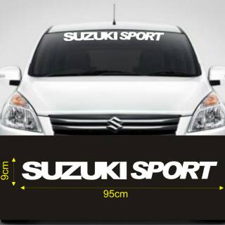 Stiker Kaca Depan Mobil Suzuki Sport Windshield Cutting Stiker