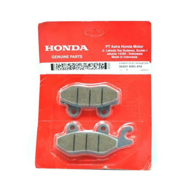 KR3 Kampas Rem Cakram Depan (Disk Pad) Honda Kharisma / Supra / Revo / Mega Pro / Tiger