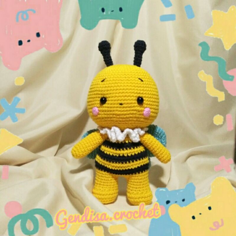 Amigurumi - Boneka Rajut Lebah Trngynm