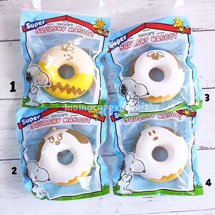 donut Squishy Licensed by snoopy (ORIGINAL JEPANG)