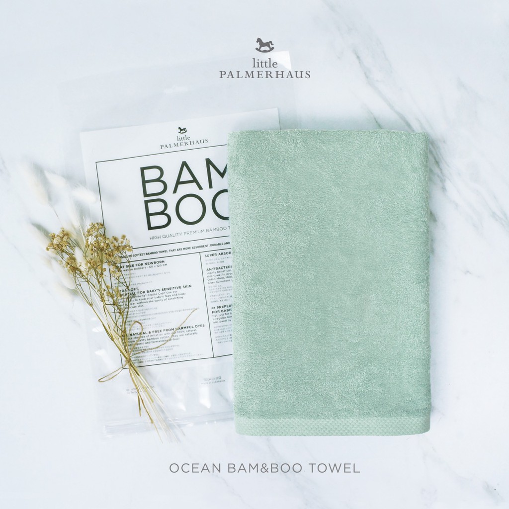 LITTLE PALMERHAUS - HANDUK BAYI BAMBOO / BAM & BOO (SIZE : 60x120)-OCEAN