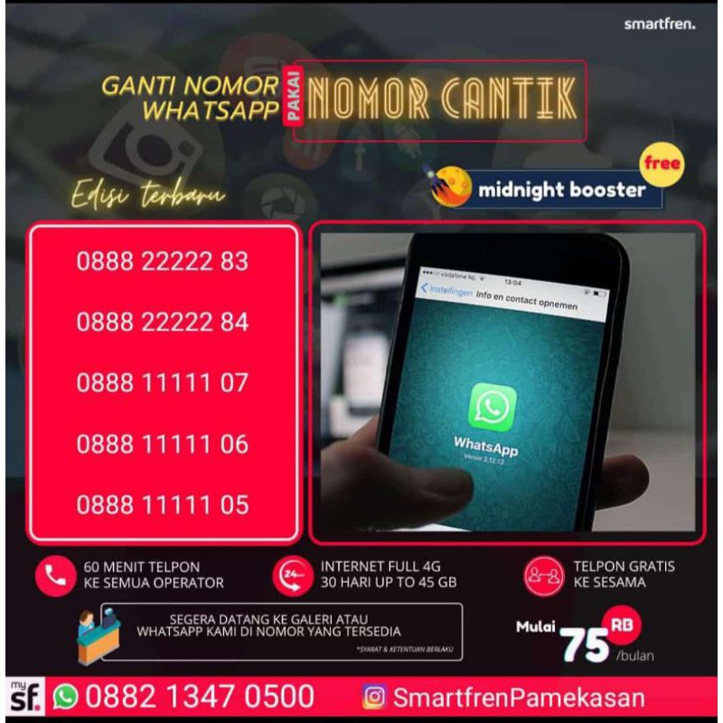 Nomor cantik smartfren