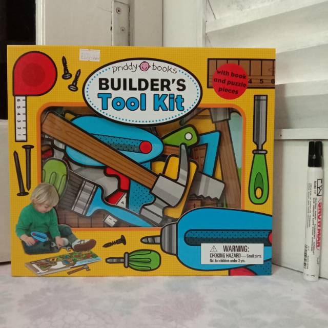 Priddy books builder's tool kit | priddy play set | priddy lets pretend | puzzle book