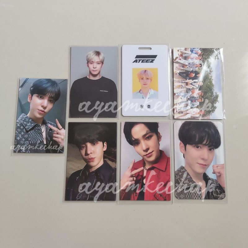 ateez yunho photocard adult sg21 appmus fever pt 2 lim group wave