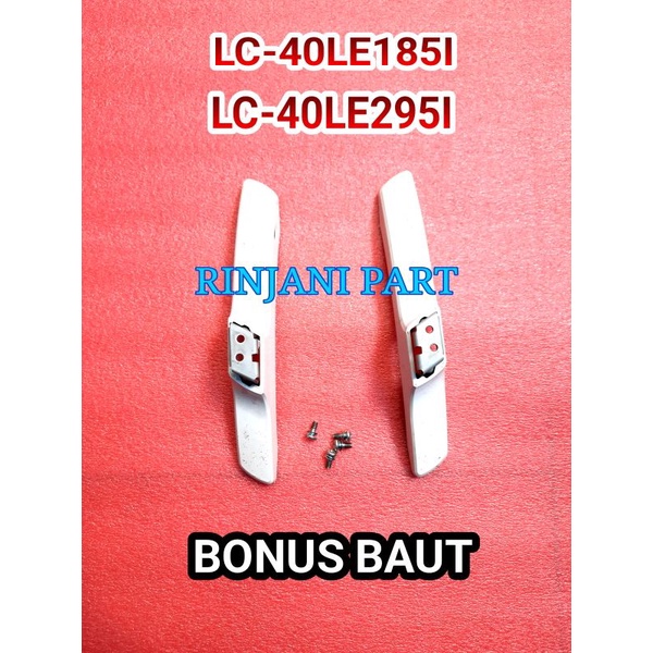 STAN KAKI DUDUKAN TV LED SHARP WARNA PUTIH HITAM LC-40LE295I LC-40LE185I