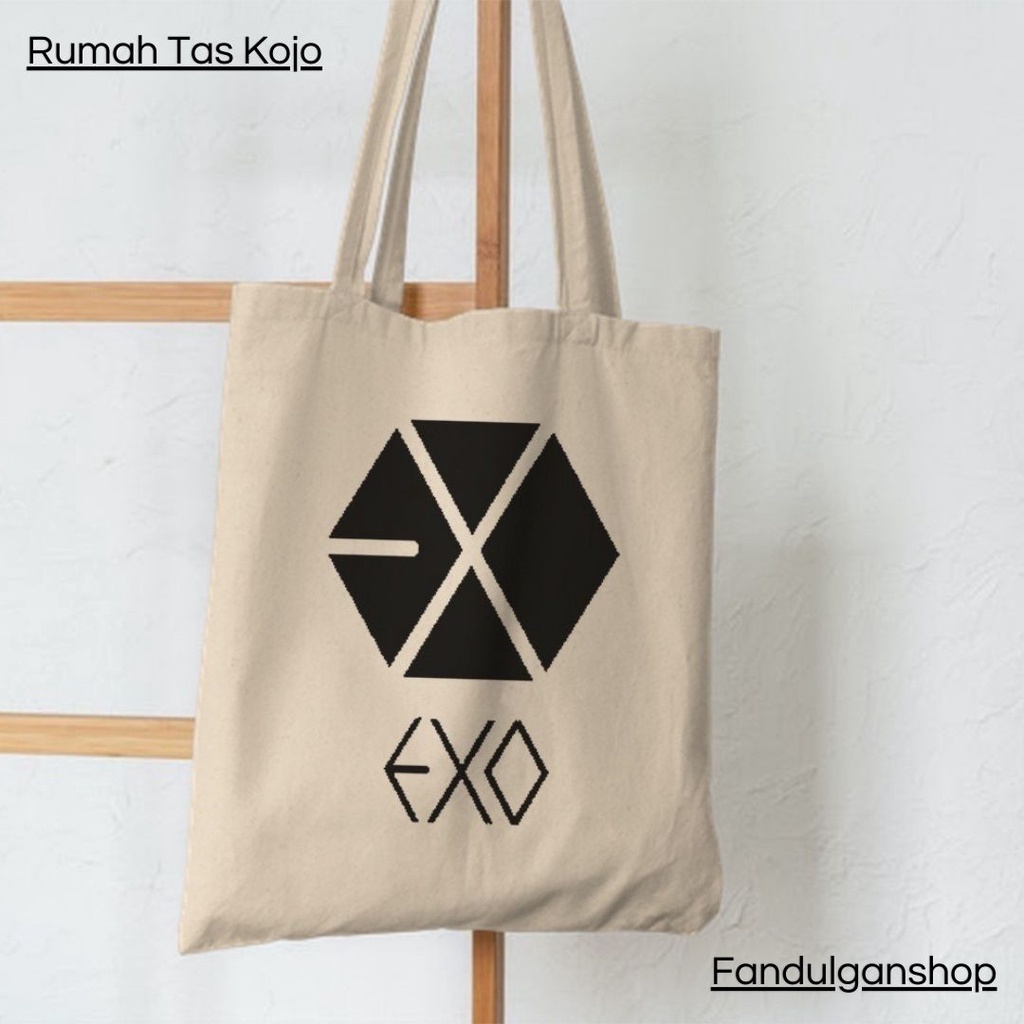 SPESIAL PROMO 7.7 - [RESLETING] EXO TOTEBAG SEMI KANVAS | TOTEBAG KERJA/KULIAH/SEKOLAH | TOTEBAG RESLETING | TOTEBAG BESAR | TOTEBAG KOREA | TOTEBAG TEBAL | TOTEBAG LAPTOP | TOTEBAG UNIQUE | TOTEBAG NONGKI | TOTEBAG NGOPI | TOTEBAG POLOS | TOTEBAG BERMERK