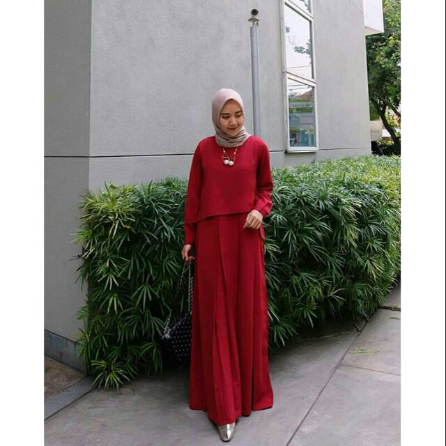 Serena Dress, DRESS MUSLIM, baju wanita, baju gamis, dress, gamis, Baju gamis, fashion wanita