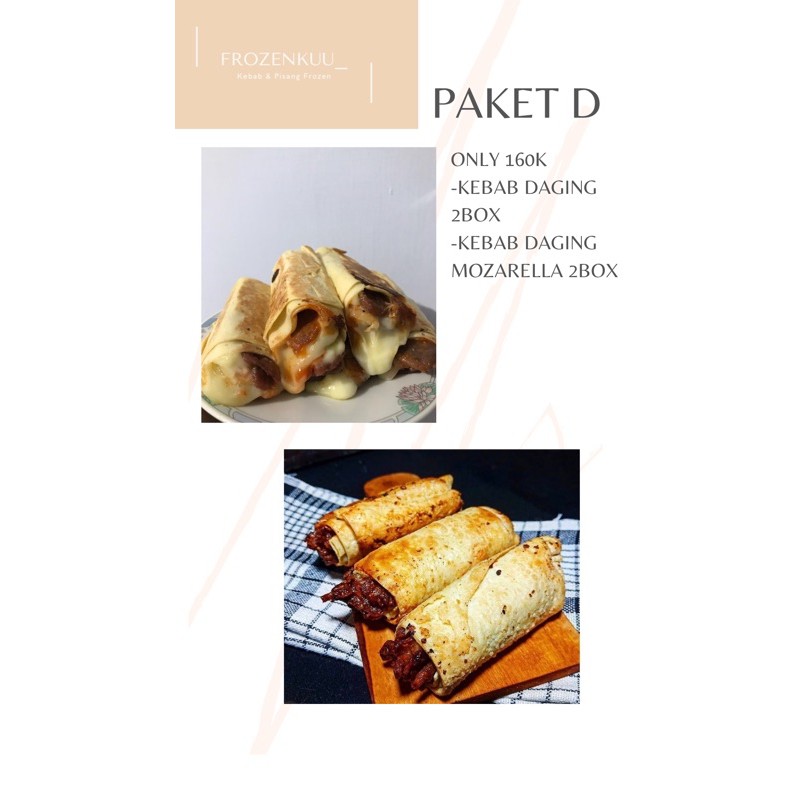 

kebab & pisang frozen