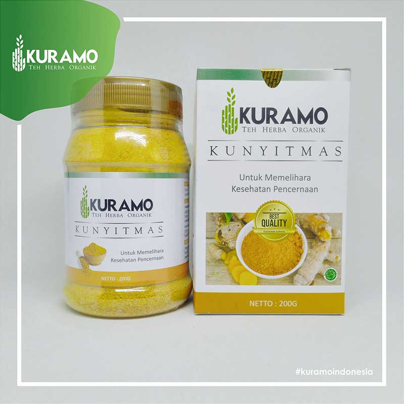 Obat Asam Lambung Naik - Kuramo Kunyit Mas 200g-BOTOL