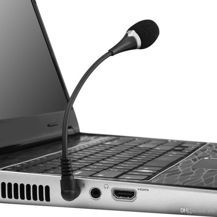 ✅Mini Portable Microphone Laptop Netbook PC Handphone Kamera HP Mic-0