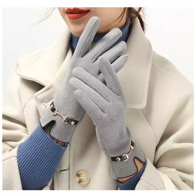 Warm Touch Screen Gloves for Women Sarung Tangan Wanita Layar Sentuh