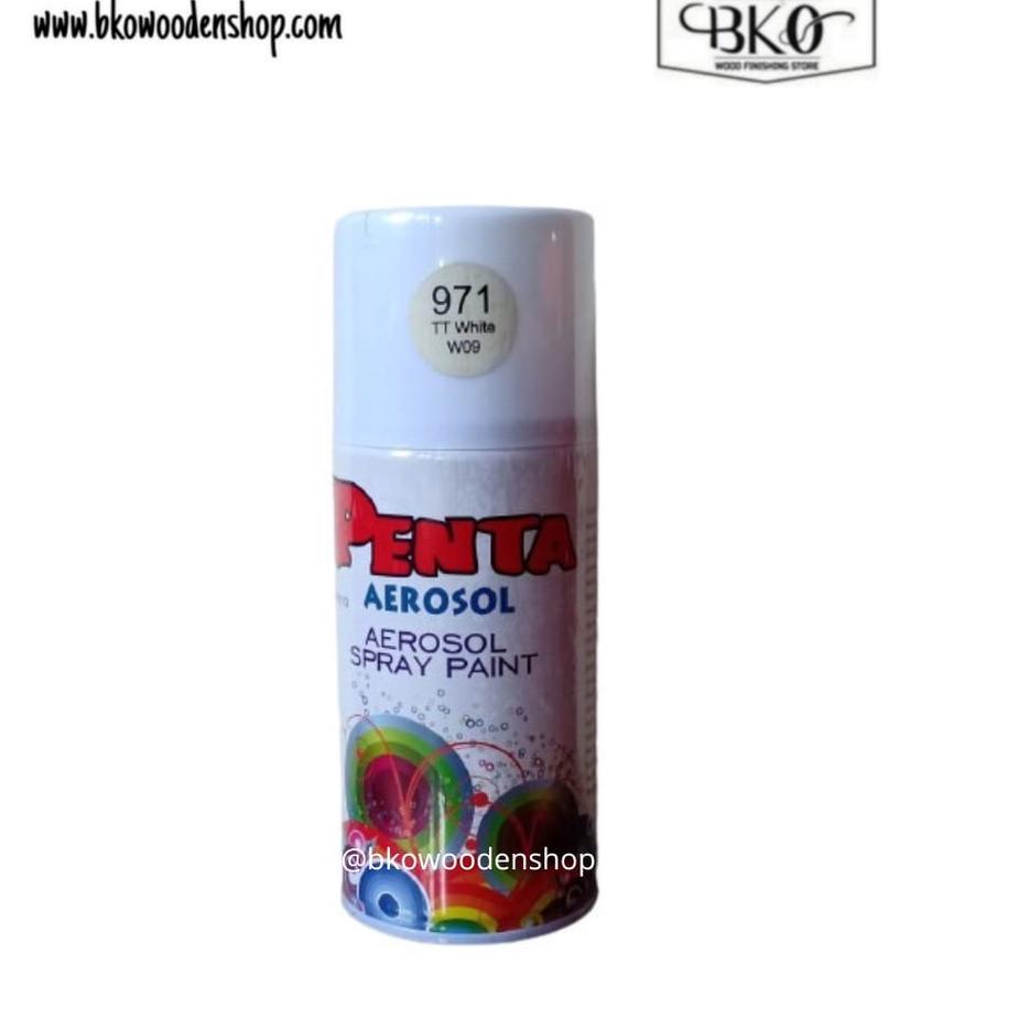 

[KODE ZJKH0] Cat semprot pylox PENTA 300 ml ( 971 ) TT White W09 (putih) Agya Ayla