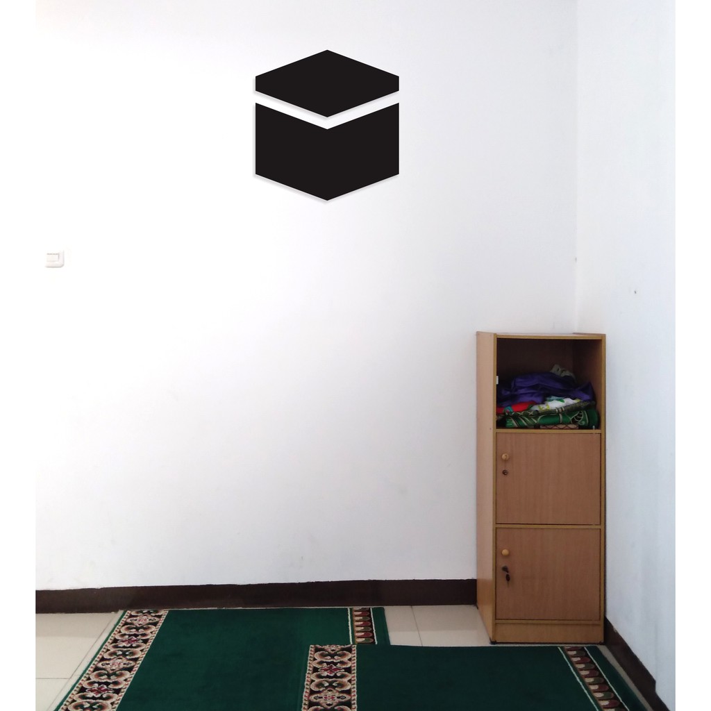 Hiasan Ornament Dinding MDF Ka'bah