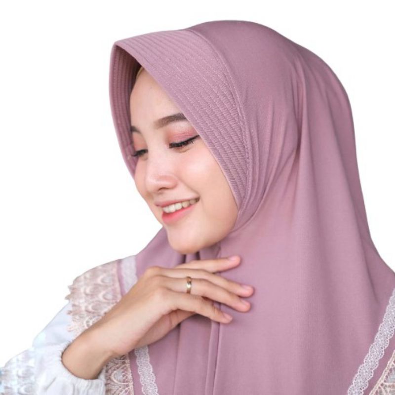 HIJAB RAFILAH RENDA SAFINA PRADA JERSEY STELLA PREMIUM