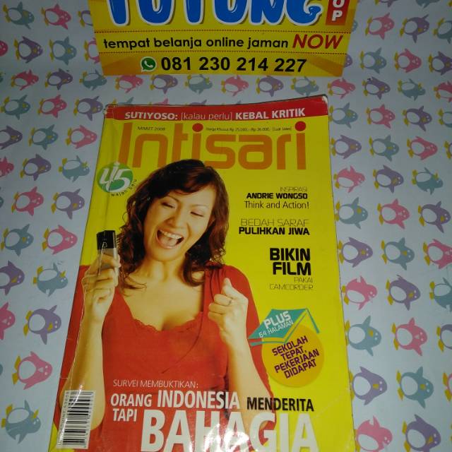 Majalah Intisari edisi Maret 2008