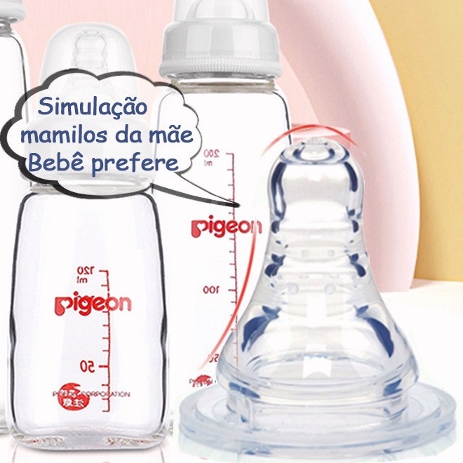 Dot bayi botol susu pentil dot Silicone Klasik Penggantian Puting Lebar Untuk karet dot pigeon Klasik Bebas BPA- AG2