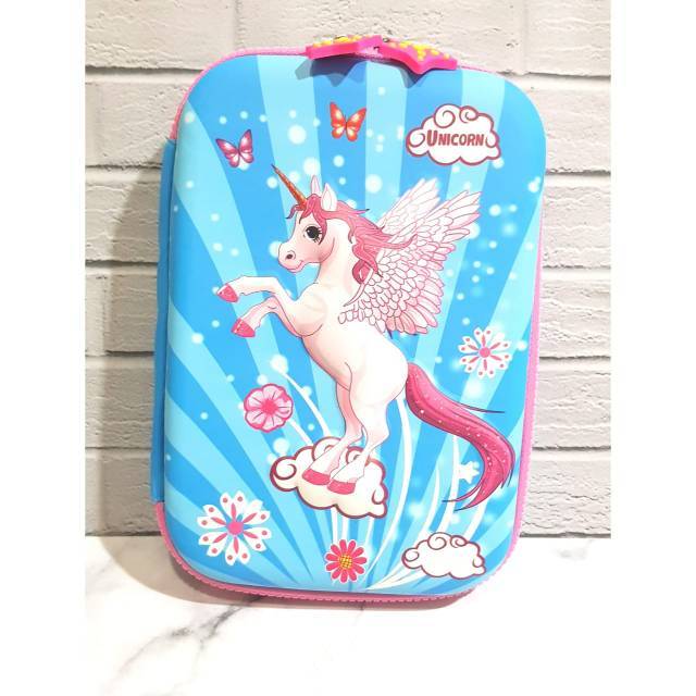 

Tempat Pensil Ala SMIGGLE timbul UNICORN ANGEL