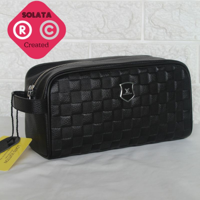 Handbag Pria Wanita / Pouchbag Kulit Asli / Clutch Super