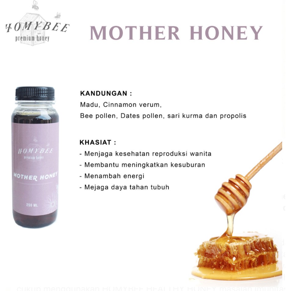 

Premium Madu Homybee Mother Honey