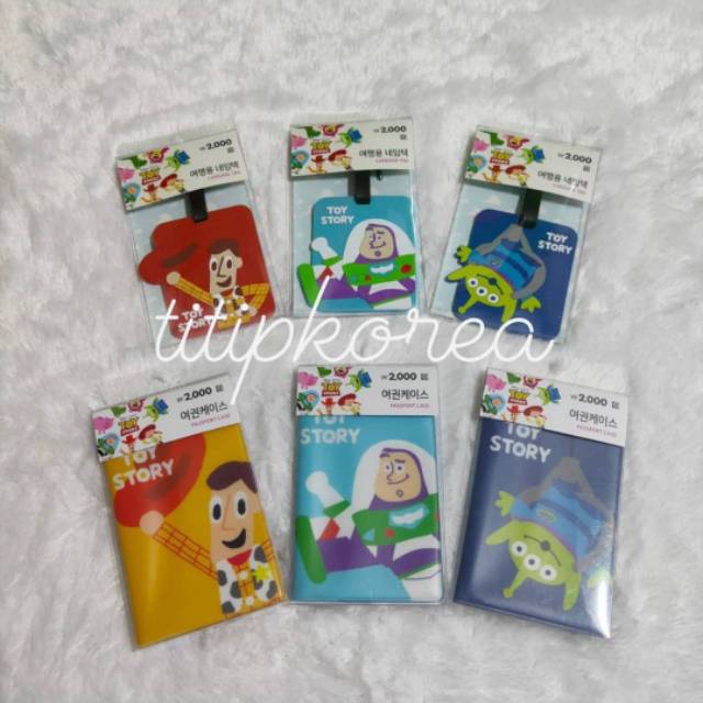 Jual READY STOCK TOY STORY X DAISO KOREA ORIGINAL PASSPORT CASE