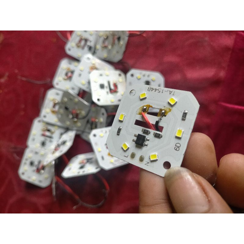 0Sparepart Lampu LED AC 5w DOB - PCB Mata LED AC 5 watt - Modul LED