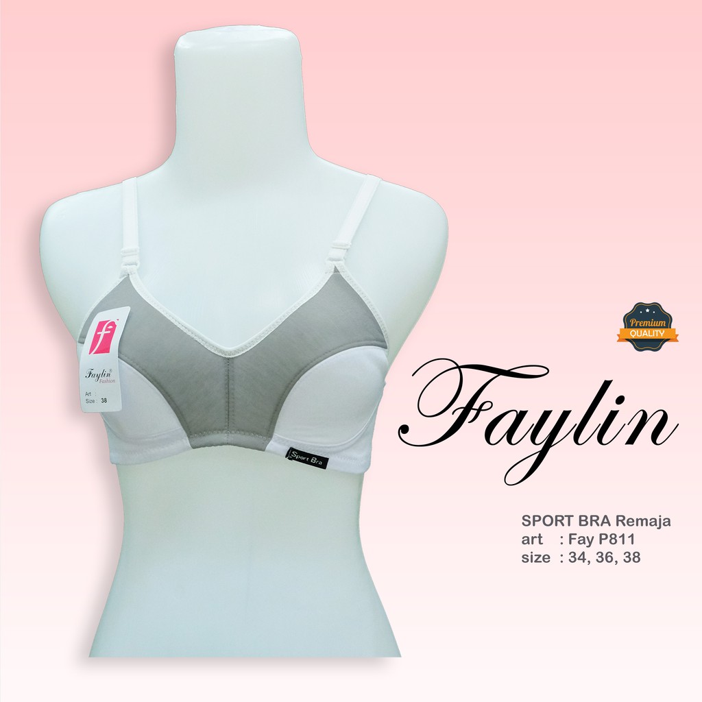 FAYLIN | SPORT BRA Non Busa / BH Sport / BUSA TIPIS TANPA KAWAT/ art Fay P811