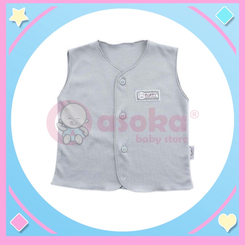 Fluffy Baju Kutung Neci Bkan Abu Newborn ASOKA