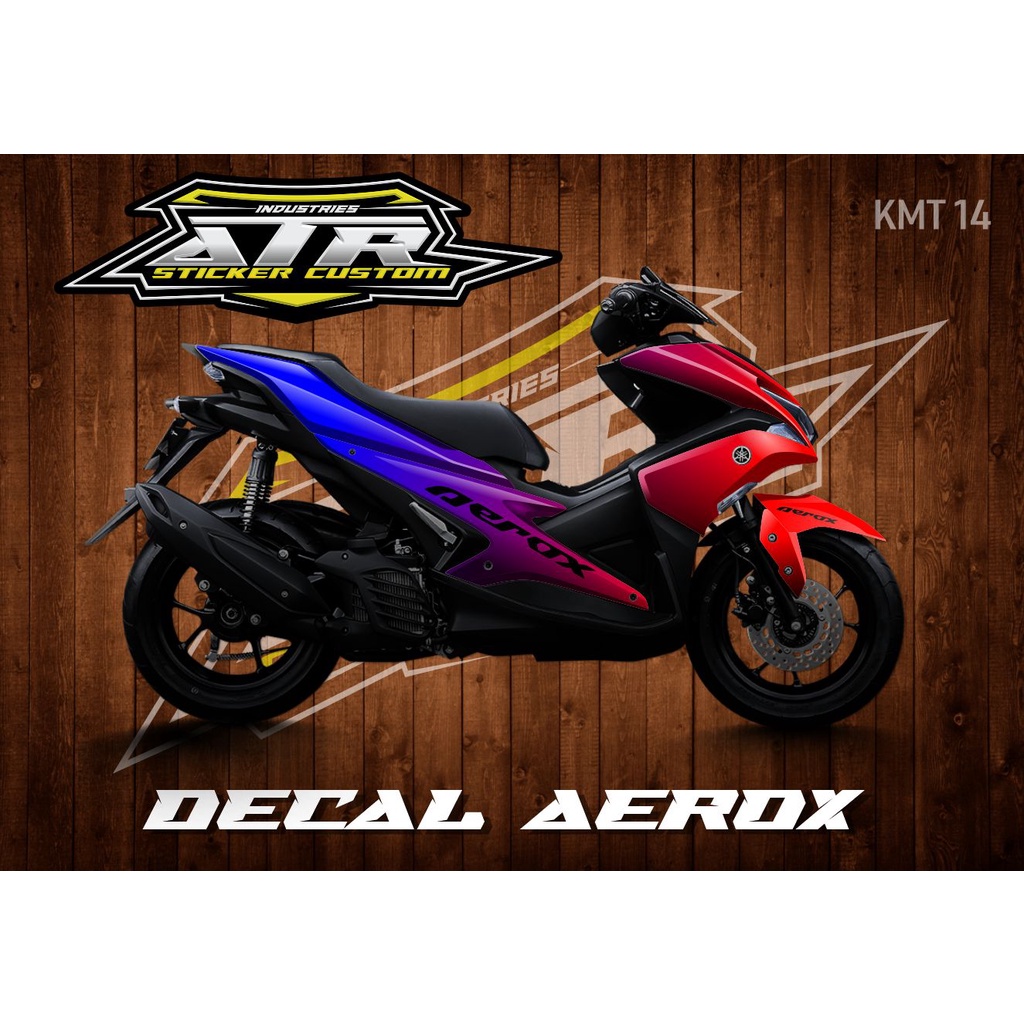 Decal fullbody Aerox Desain Two Colour .KMT 14
