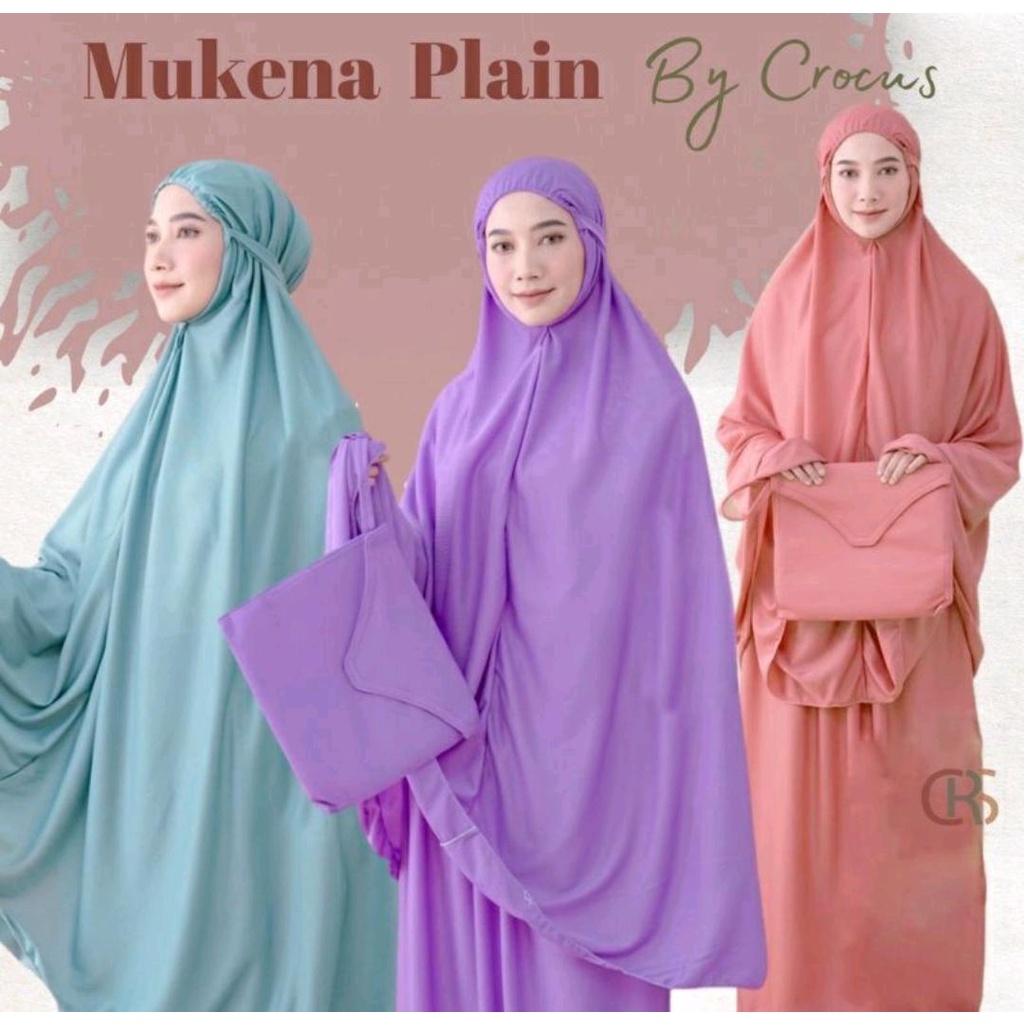 Mukena Hyget Dompet Polos Dewasa Grosir Murah