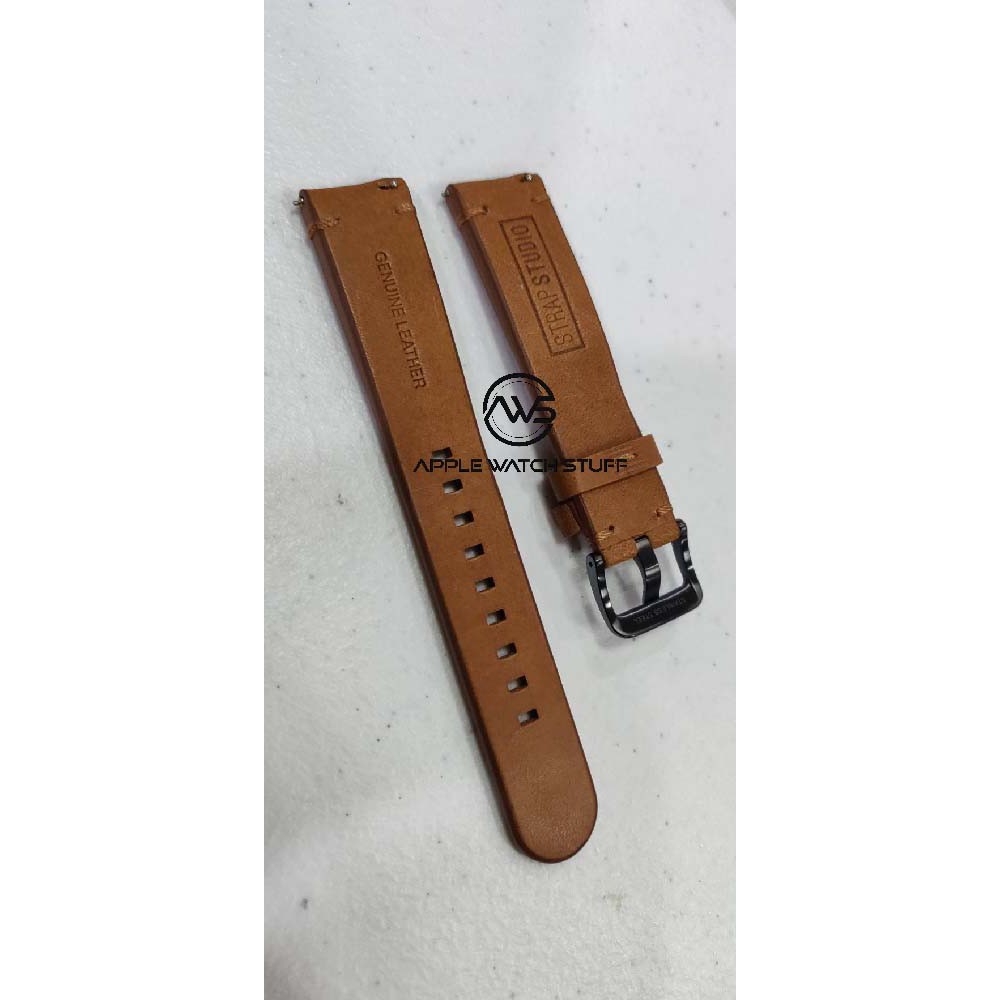 Samsung Galaxy Watch 42mm Genuine Leather Strap 20mm Brown Color