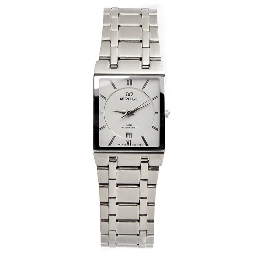 Hot Jam tangan wanita original mirage silver 7908L pP Berkelas