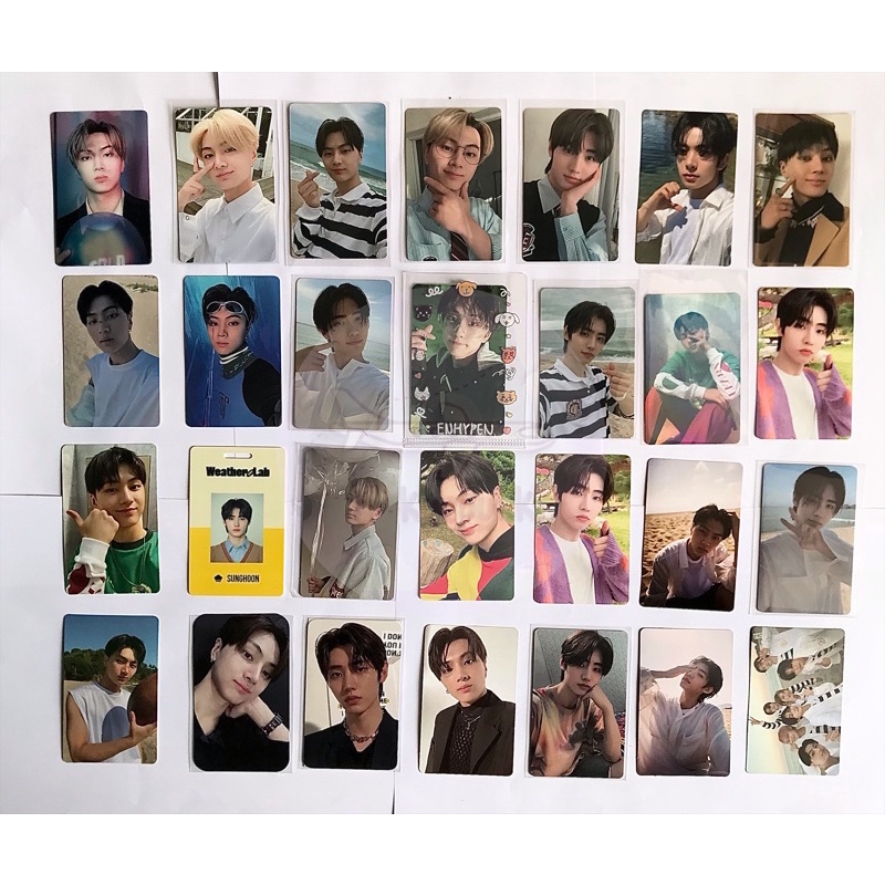 PHOTOCARD PC OFFICIAL ENHYPEN TAKE ALL SUNGHOON JAY JUNGWON