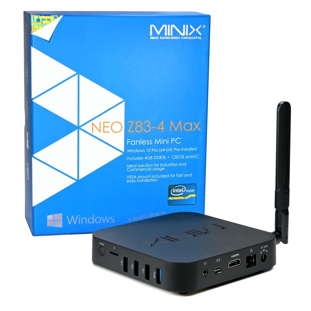 MINIX NEO Z83-4 MAX - Mini PC Win 10 - Intel Z8350 RAM 4GB eMMC 128GB - Mini PC Ekonomis dan Terbaru dari BEELINK