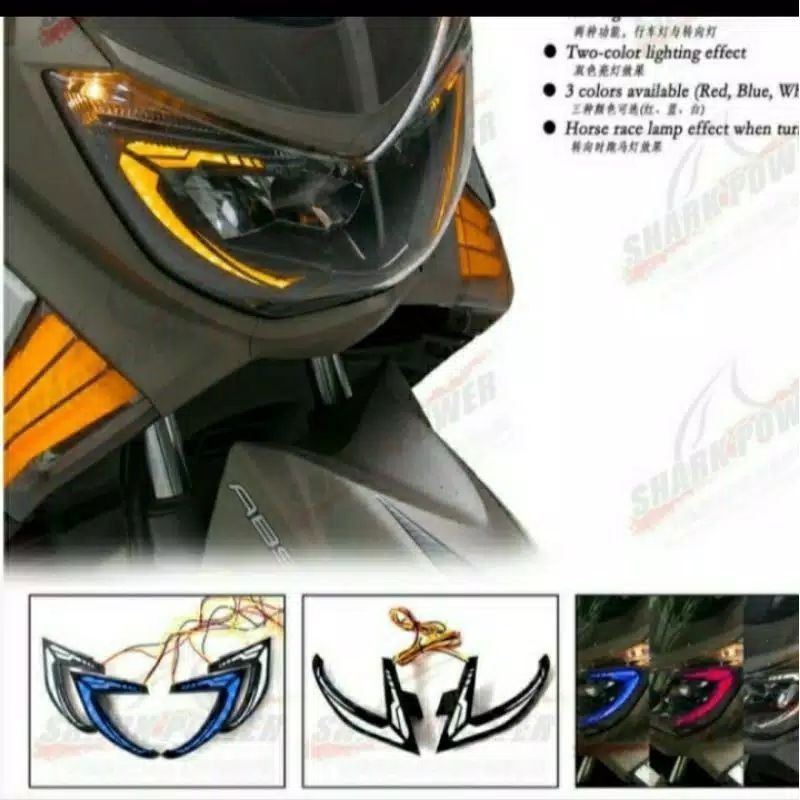 [ nmax ] lampu alis nmax audi alis lampu audi nmax lis lampu nmax - hk 99