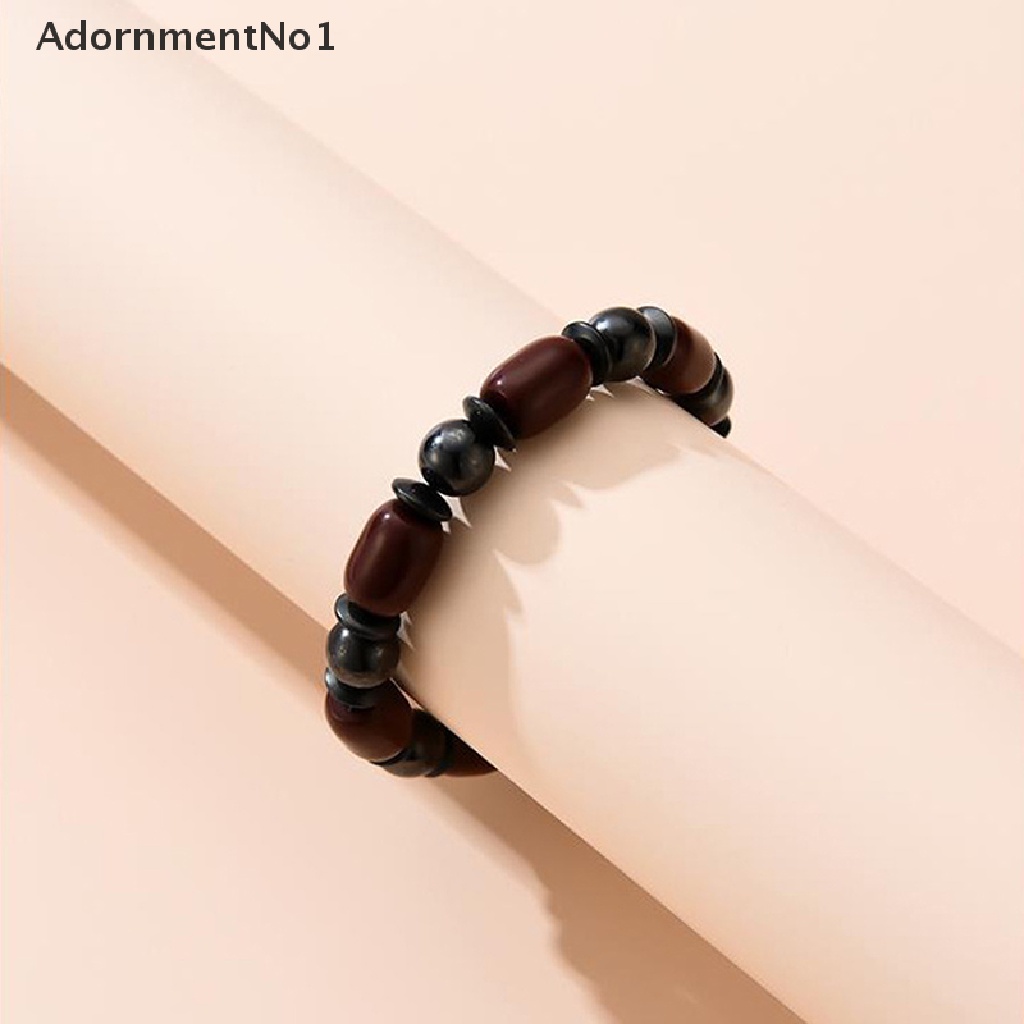 (AdornmentNo1) Gelang Tangan Magnetik Hematite Untuk Kesehatan / Menurunkan Berat Badan Pria / Wanita