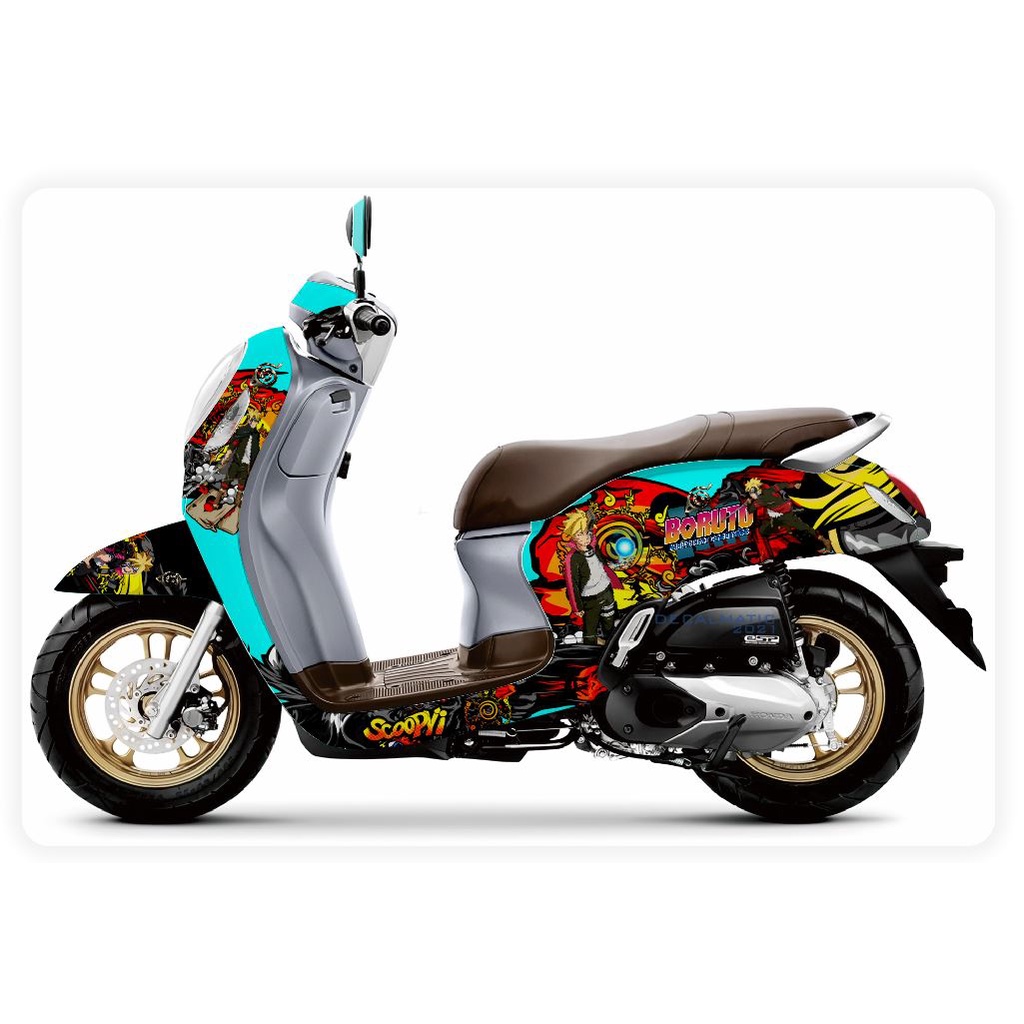 Sticker Full Body Decal Scoopy Prestige 2020 2021 Boruto Naruto