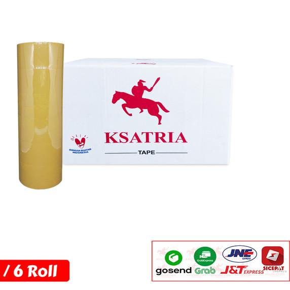 

☏ Lakban Coklat KSATRIA Tape 90 Yard (1 Slop) ☄