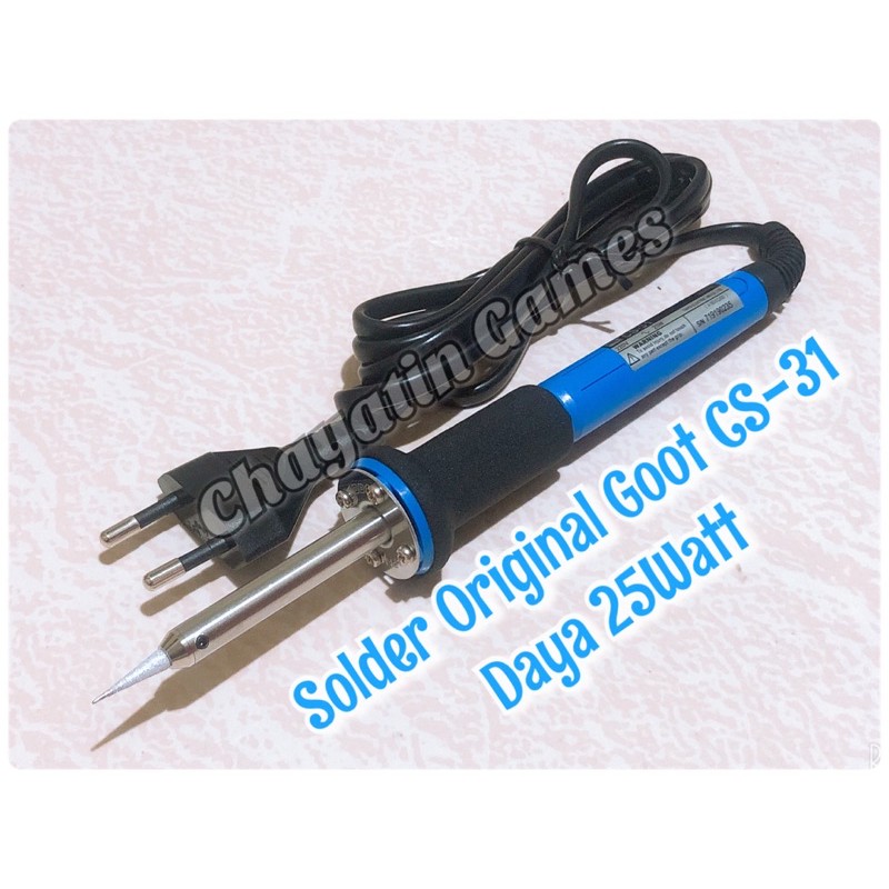 SOLDER ORIGINAL GOOT Type CS-31 / CS 31 / CS31 25 Watt