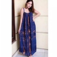 Daster Dress Lobek Panjang Bali-LB - NAVY