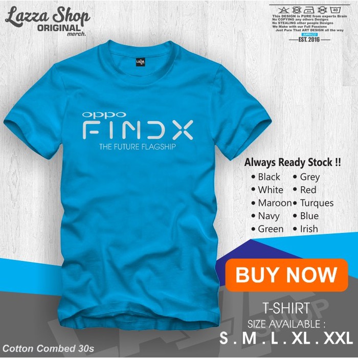 Kaos / Baju / T-shirt Oppo Smartphone FIND X Distro keren Murah   - riskyridho