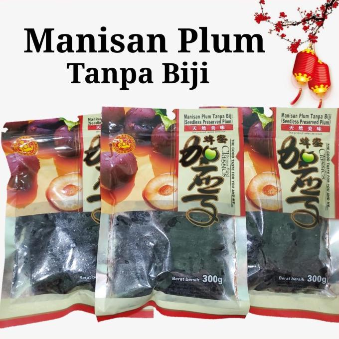 

Manisan Plum Tanpa Biji 300gr / Buah Kering / Plum Classic Buah Imlek