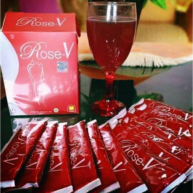 

Rose V minuman kesehatan wanita jamu Rose V original