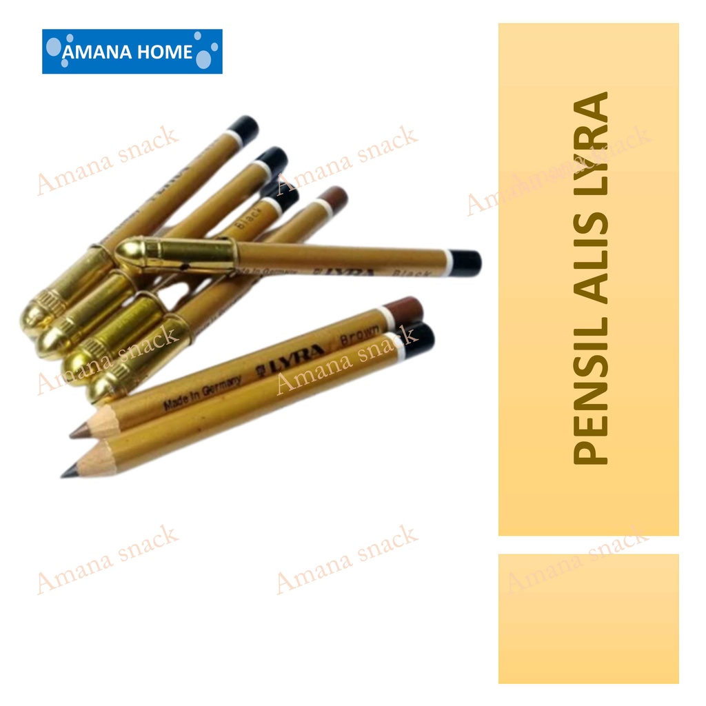 BPOM PENSIL ALIS LYRA - Brown | Black | Grey Brown | Silver | Dark Brown