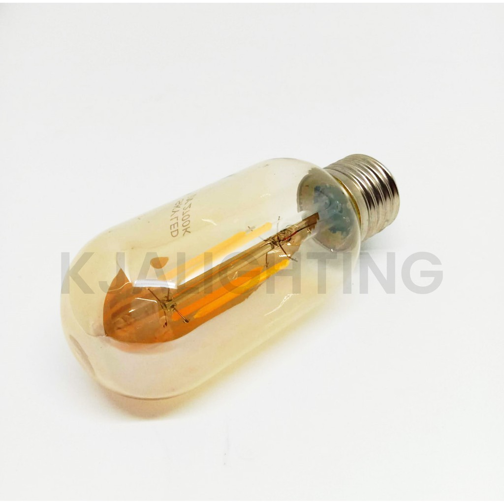 LAMPU LED FILAMENT BOHLAM FILAMEN T45 4 WATT EDISON LAMPU CAFE PANJANG