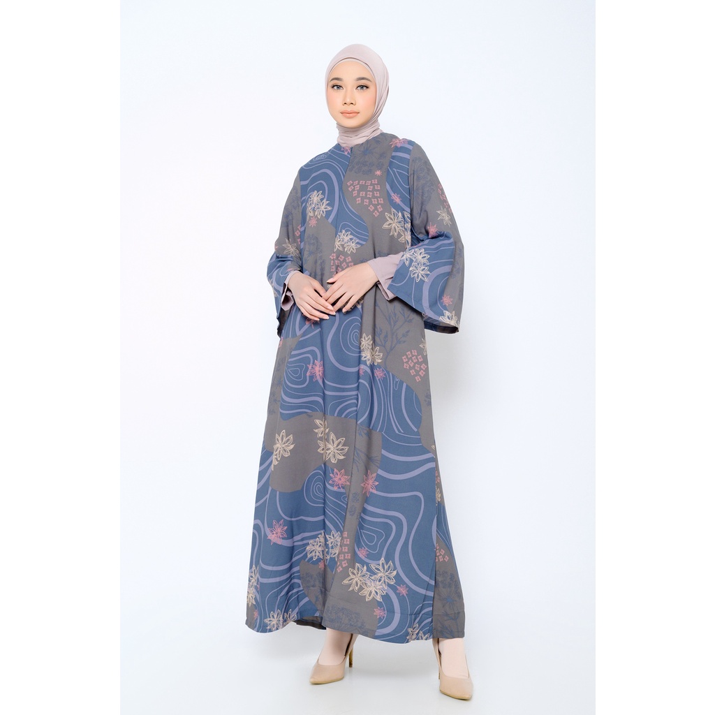 ZM Zaskia Mecca - Luny Navy Gamis - Jelita Indonesia - Edisi Maluku-Size S